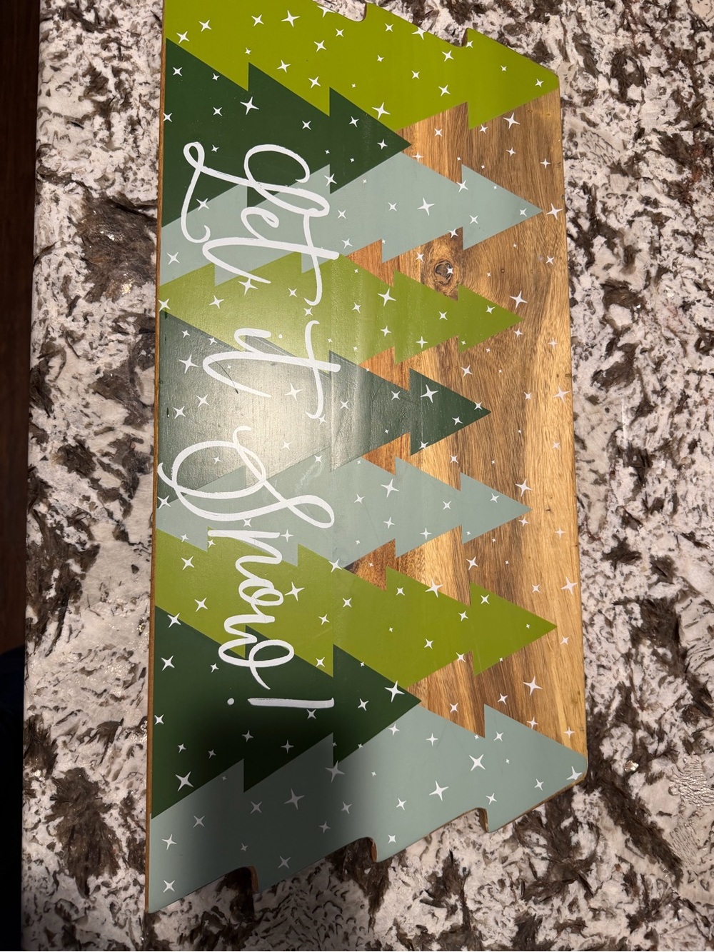 Let it Snow Holiday Charcuterie Board